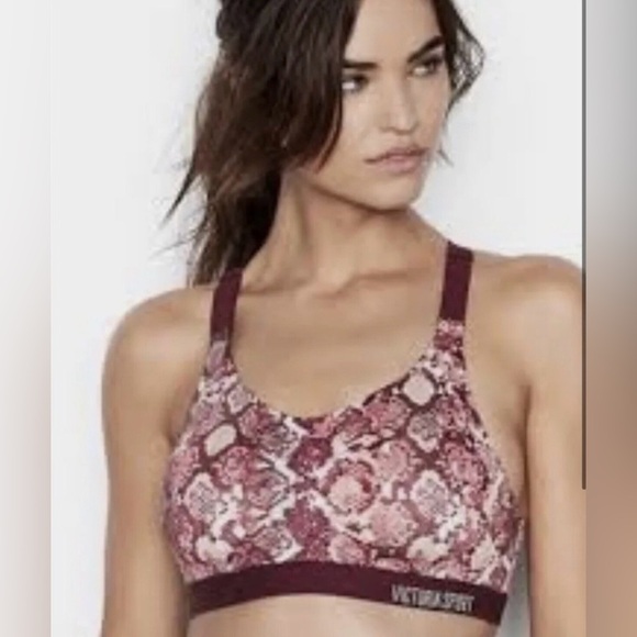 Victoria Secret Sport Women's Maroon/Wine Sports Lightweight Padded Bra - Picture 10 of 10